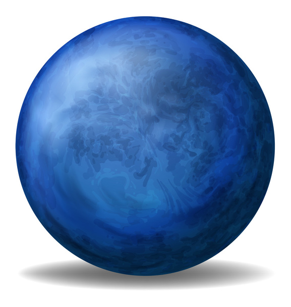modrý míč - Vektor, obrázek