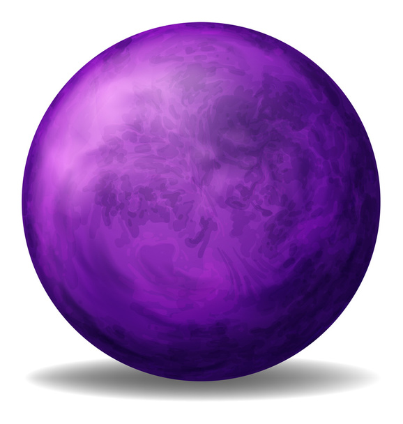 紫色のボール - ベクター画像