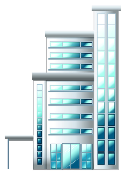 Высокое здание
 - Вектор,изображение