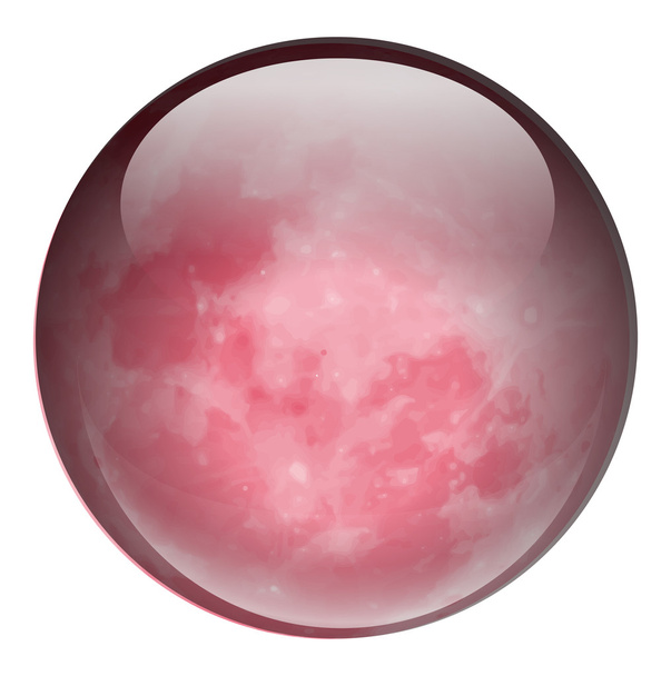 una bola roja
 - Vector, Imagen