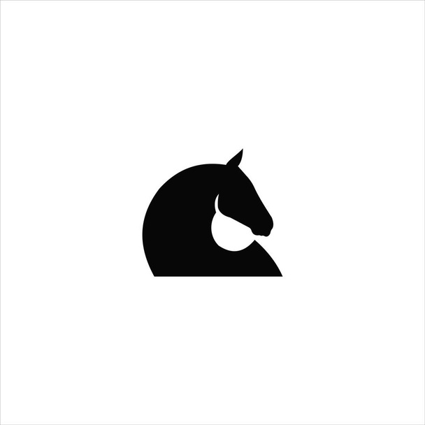動物の馬のロゴベクトルデザインテンプレート - ベクター画像