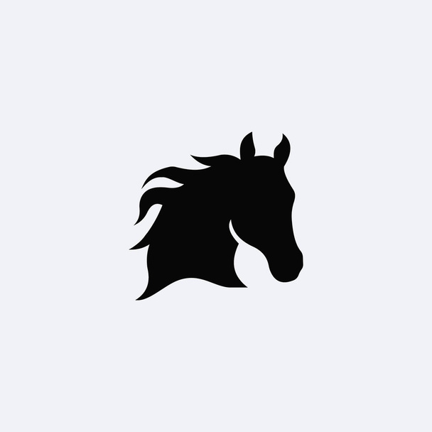 Animal horse logo vector design template - Vector, Image