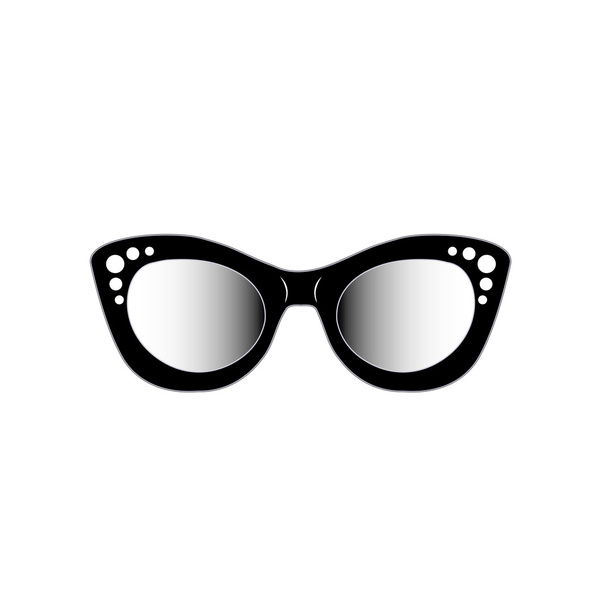 Винтажные солнечные очки
 - Вектор,изображение