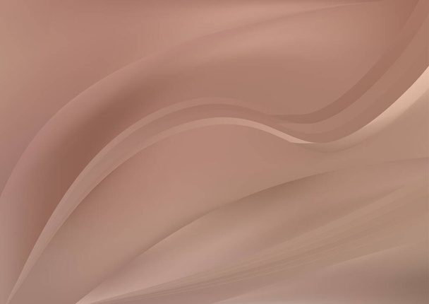 Pink Brown Smooth Background Vector Illustration Design - Vector, Image