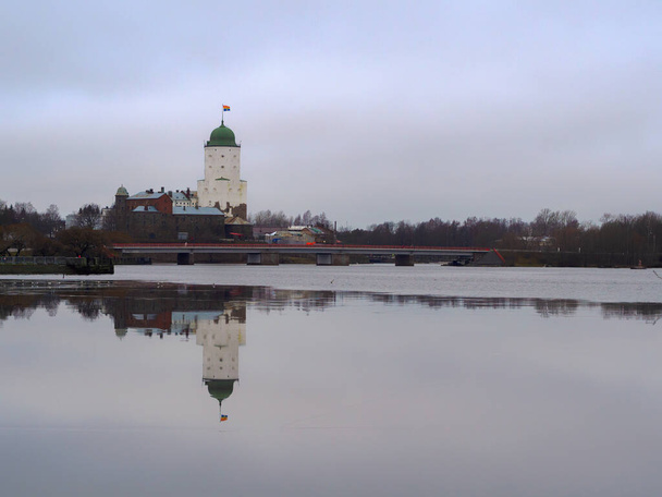 Vyborg, Russia, Leningrad Region - 17.01.2020. Old Swedish castle in Vyborg, Leningrad region, Russia. - Fotó, kép
