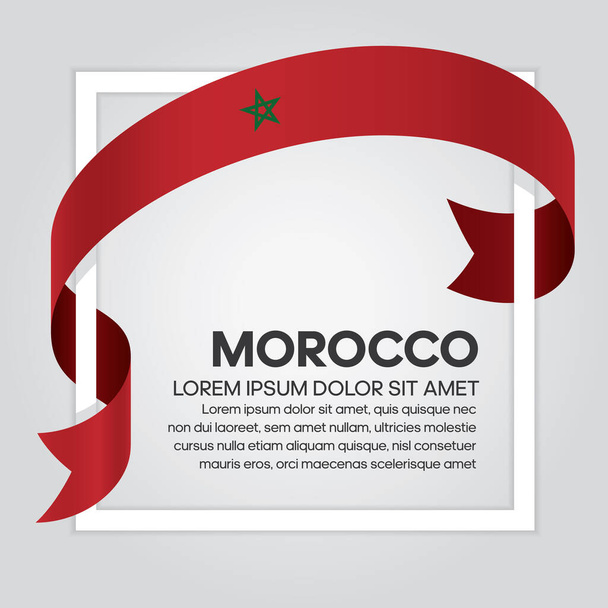 Marokko vlag voor decoratief.Vector achtergrond - Vector, afbeelding