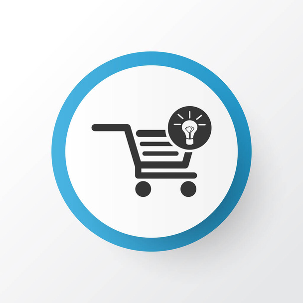 Ecommerce solution icon symbol. Premium quality isolated online shop element in trendy style. - Vector, Image