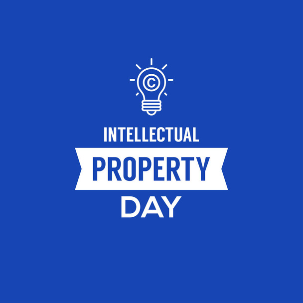Intellectual Property Day Vector Design For Banner And Background - Vector, Image
