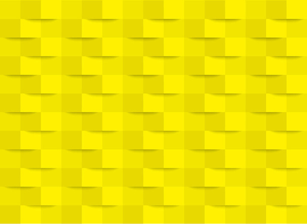 抽象的な3D黄色い紙のテクスチャ背景 - ベクター画像