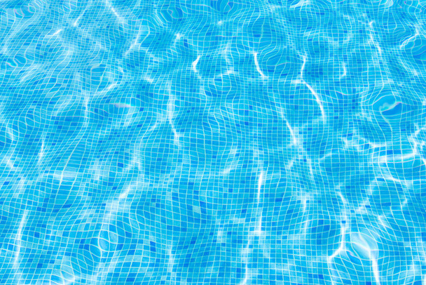 surface of blue swimming pool,background of water in swimming pool. - Foto, immagini