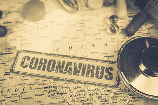 Coronavirus, the threat of an epidemic from China - Zdjęcie, obraz