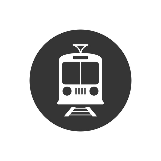Icône de train. illustration vectorielle de transport - Vecteur, image