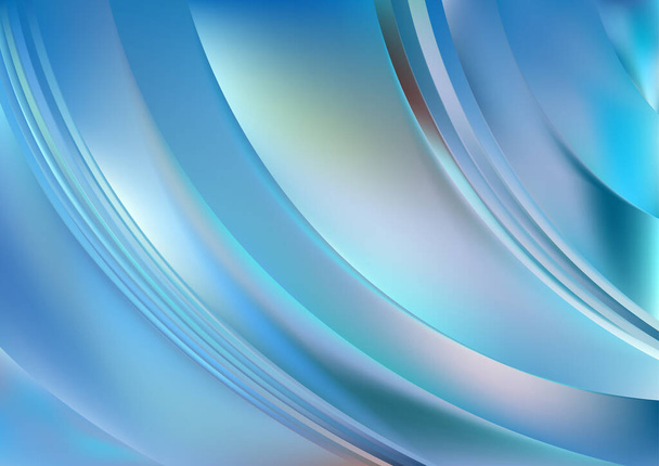 Blue Azure Artistico sfondo vettoriale Illustrazione Design - Vettoriali, immagini