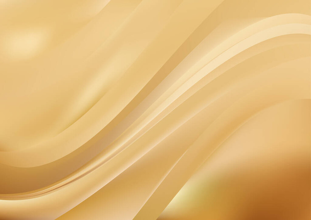 Yellow Beige Soft Background Vector Illustration Design - Vector, Image
