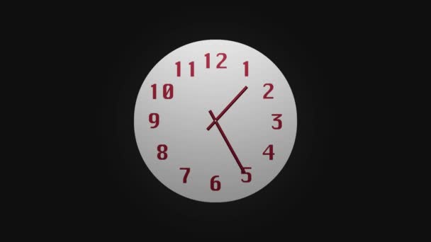 Zegar odliczanie 24 godziny na dobę Fast Speed Time-lapse 4K HD - Materiał filmowy, wideo