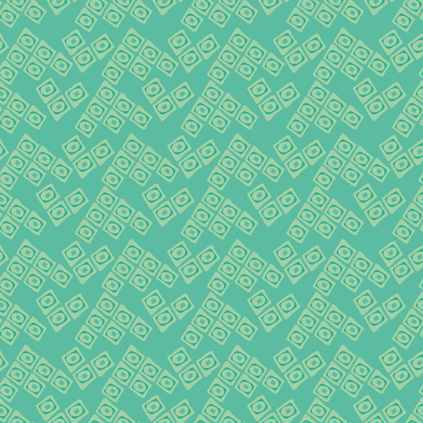 patrón de vector sin costura geométrica abstracta en colores verde menta
 - Vector, Imagen