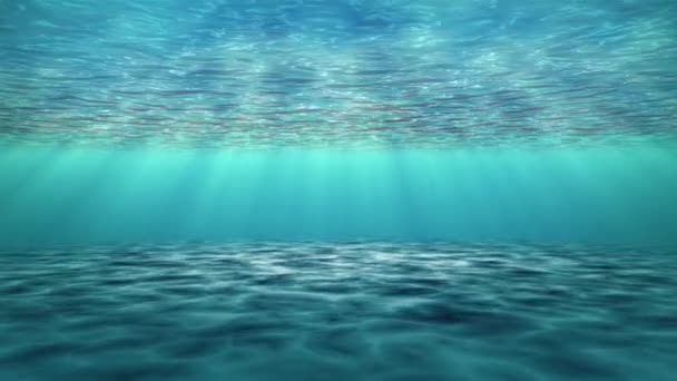A víz alatt tiszta a napsugarak - Felvétel, videó