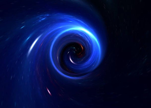 Μαύρη τρύπα, πλανήτες και γαλαξίας, ταπετσαρία επιστημονικής φαντασίας. Ομορφιά του διαστήματος. Δισεκατομμύρια γαλαξίες στο σύμπαν Κοσμική τέχνη φόντο - Φωτογραφία, εικόνα