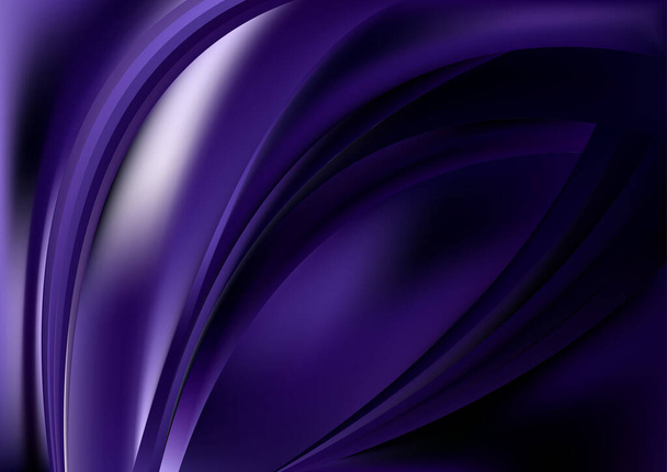 Blue Purple Abstract Background Vector Illustration Design - Vector, Image