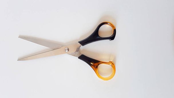  steel fabric paper colored scissors  - Fotoğraf, Görsel