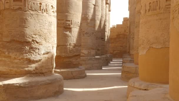 Świątynia Karnak w Luksorze - Materiał filmowy, wideo