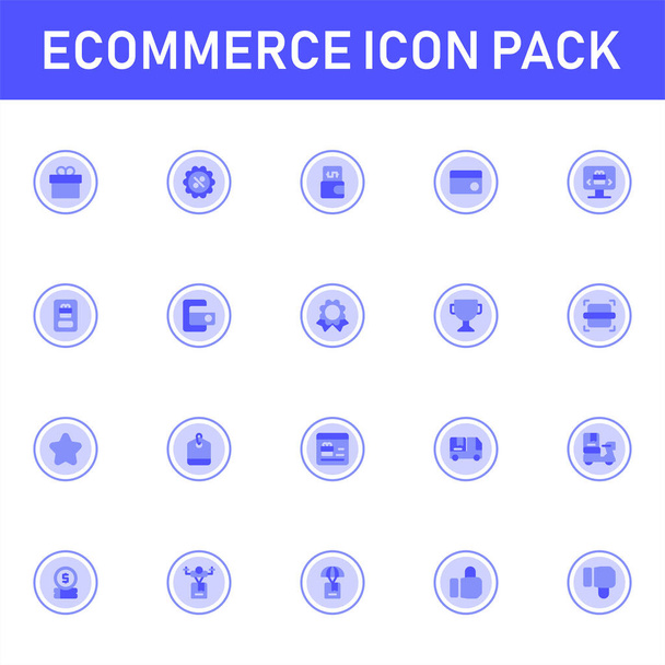 paquete de iconos de comercio electrónico aislado sobre fondo blanco. para el diseño de su sitio web, logotipo, aplicación, UI. Ilustración gráfica vectorial y trazo editable. EPS 10
. - Vector, Imagen