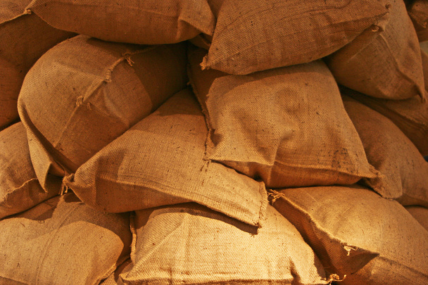 bir depo içinde kum torbaları - Fotoğraf, Görsel