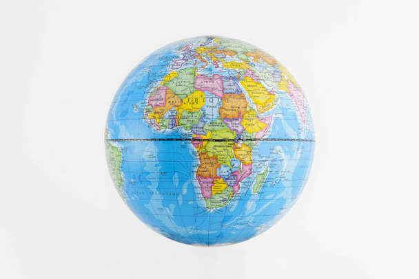 Earth globe with continents maps - Zdjęcie, obraz
