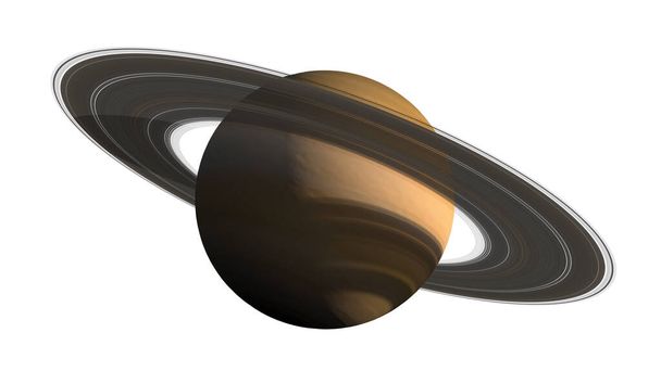 3D Saturn λεπτομερή πλανήτη και δαχτυλίδια κοντά με την περικοπή διαδρομή που περιλαμβάνεται στην εικόνα, για την εξερεύνηση του διαστήματος υπόβαθρα. Στοιχεία αυτής της εικόνας που παρέχονται από τη NASA. - Φωτογραφία, εικόνα