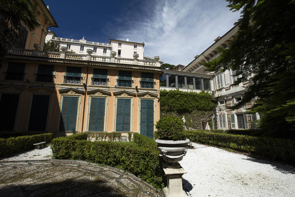 Nádvoří Palazzo Bianco, Janova, Itálie - 19. května 2016 - Fotografie, Obrázek