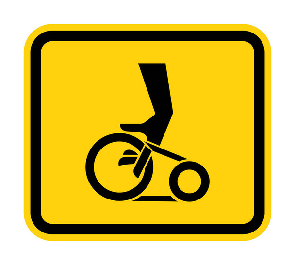 Hand Verschränkung Belt Drive Symbol-Zeichen, Vektor-Illustration, Isolieren auf weißem Hintergrund Etikett .EPS10  - Vektor, Bild