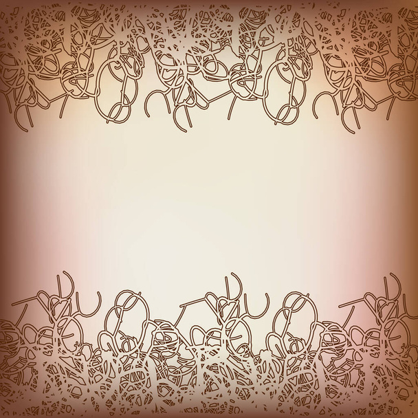 Old curly background   - vector illustration  - Vector, Image