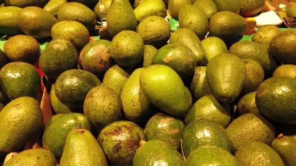 Fresh ripe avocados in the store. - Кадри, відео