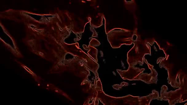Red abstraction on a black background stock video is a great video. This 1920x1080 (HD) video clip can be used as background in any project. This footage will look great in your next edit, project, or movie. - Footage, Video