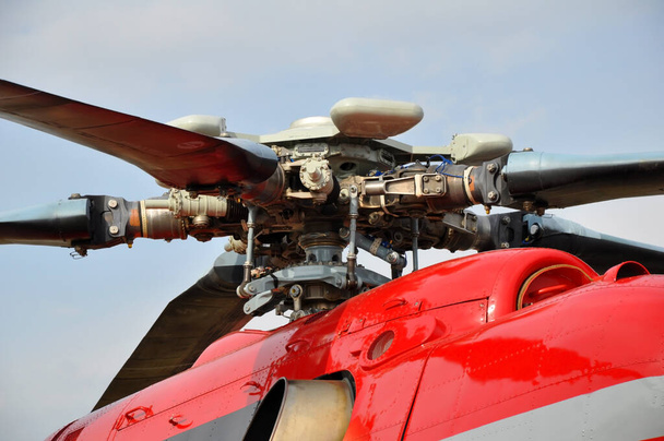 Der Propeller des Hubschraubers - Foto, Bild