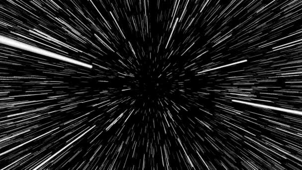 Hyperpohon prostor skok do galaxie HD - Záběry, video