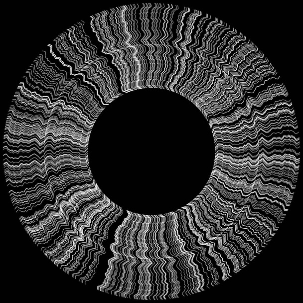 3D tor en negro - ilustración vectorial  - Vector, Imagen