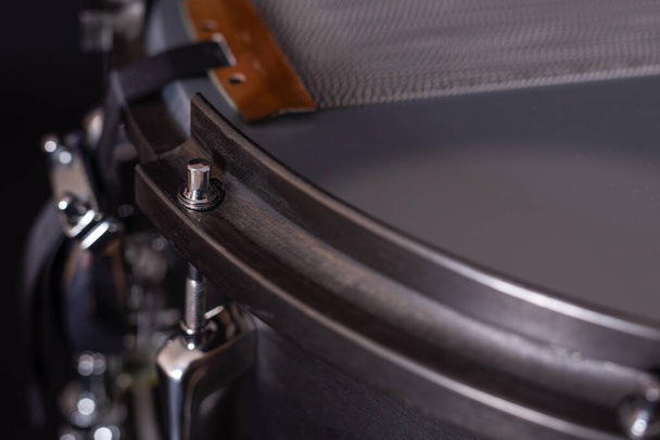 Detail of a drum kit closeup. - Foto, afbeelding