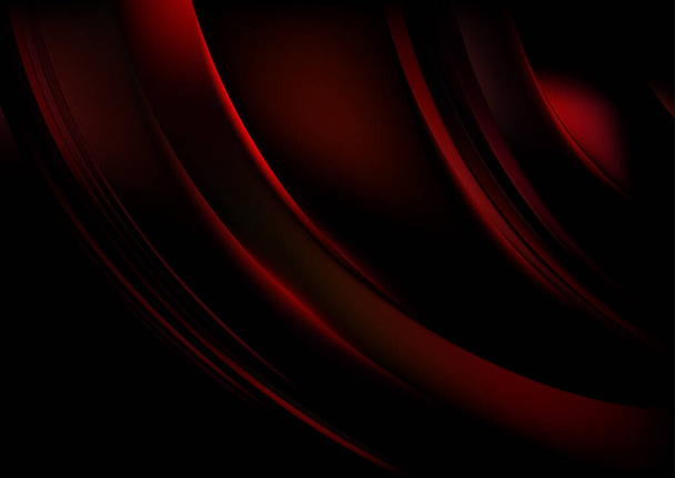 Red Maroon Digital Background Vector Illustration Design - Vector, Image