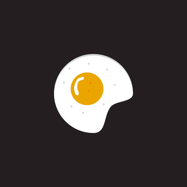 Modelo de vetor de design de logotipo de ovo mexido - Vetor, Imagem