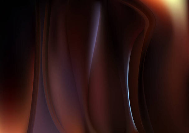 Orange Rot Eleganter Hintergrund Vector Illustration Design - Vektor, Bild
