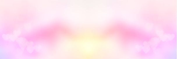 абстрактний розмитий пастельний фон з серцем боке
 - Фото, зображення