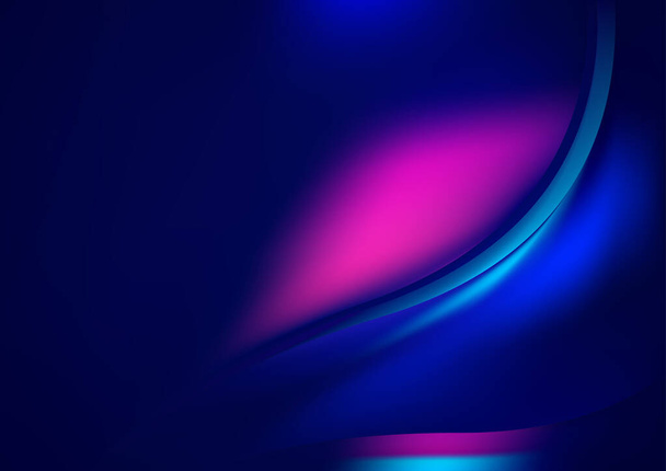 Blue Violet Beautiful Background Vector Illustration Design - Vector, Image
