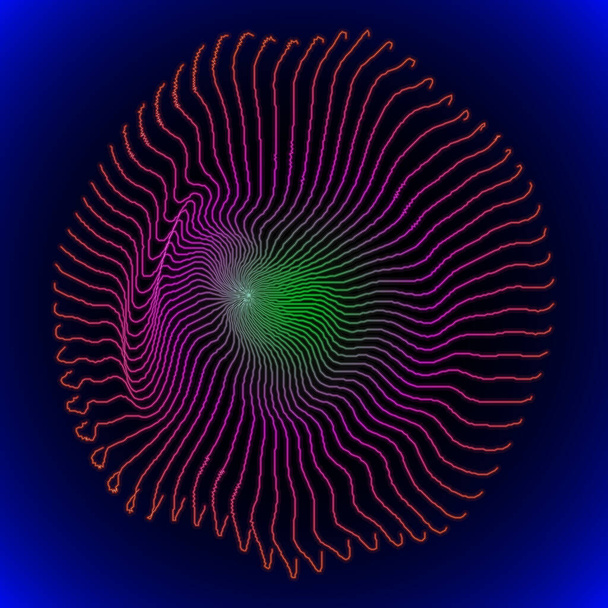Méduses lumineuses - illustration vectorielle
 - Vecteur, image