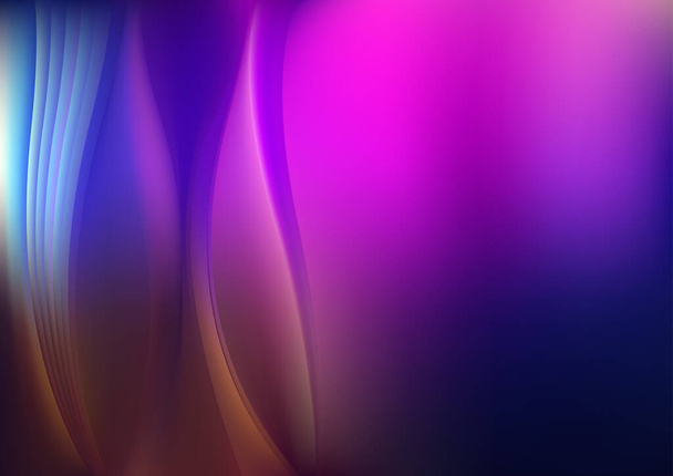 Violet Purple Digital Background Vector Illustration Design - Vector, Image