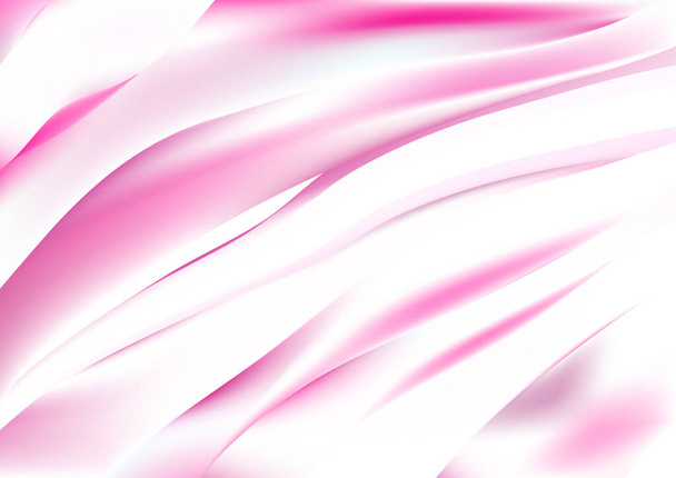 Pink Line Smooth Background Vector Illustration Design - Vector, Image