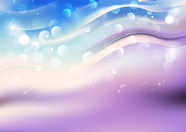 Himmel violett digitaler Hintergrund Vektor Illustration Design - Vektor, Bild