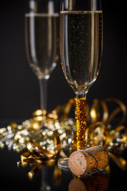 glas champagne - Foto, afbeelding