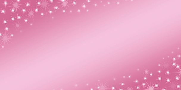градиентный фон с розовыми звездочками, абстрактная векторная иллюстрация
  - Вектор,изображение