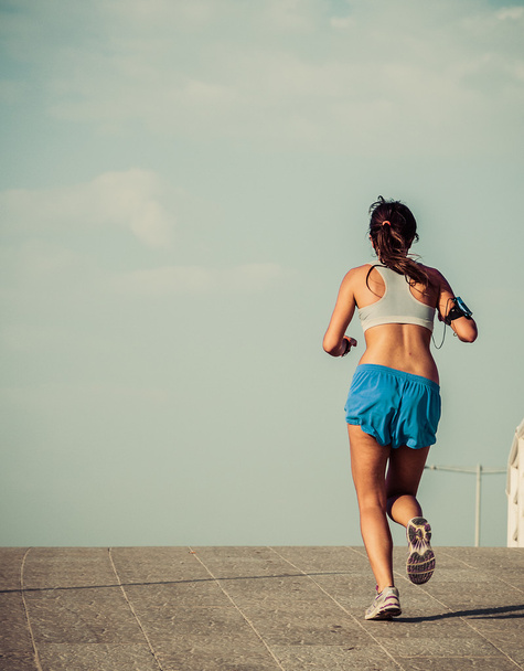 Running fitness training - Фото, изображение
